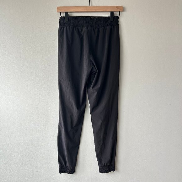 Athleta Black Joggers Women’s Size 0 – Elastic Waist & Ankle Athleisure - Picture 4 of 8